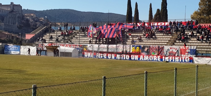Tra Narnese e Orvietana finisce 0-0, vincono i tifosi rossoblù 
